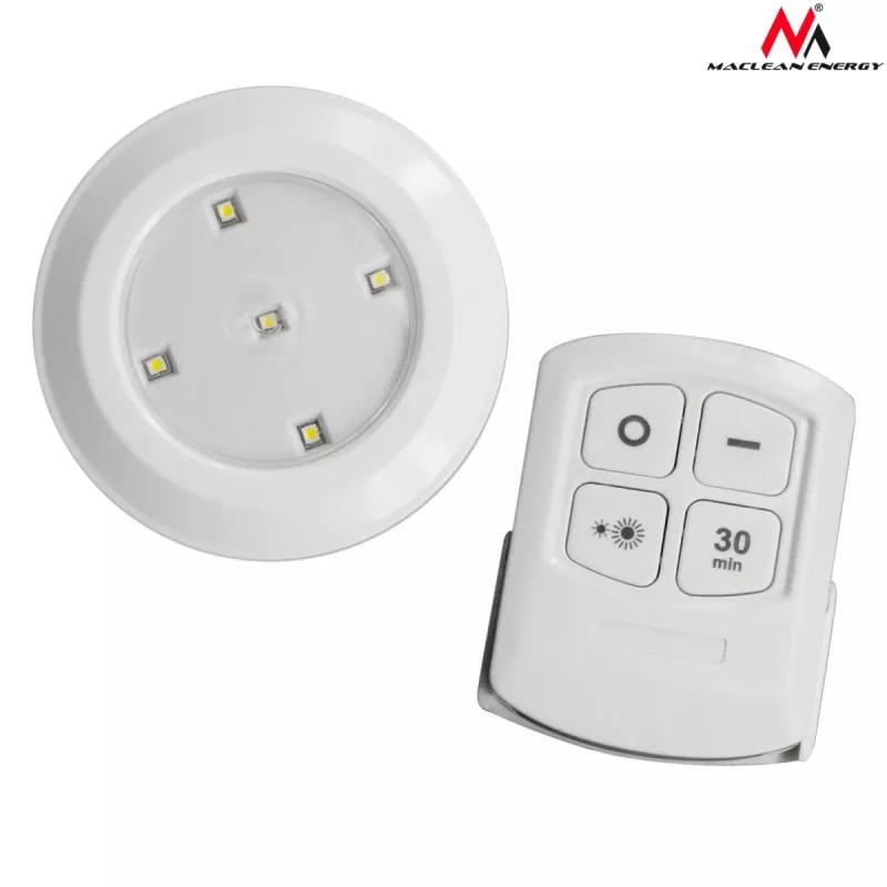 Maclean Energy MCE165 nuotolinio valdymo LED lempučių rinkinys, AAA baterijos, 6 vienetai rinkinyje