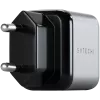 Satechi ST-UC30WCM-EU – universalus AC sieninis kroviklis su 1× USB-C, juodas/sidabrinis