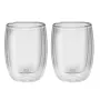 Dvigubo sienelės borosilikatinis stiklinis indas ZWILLING 39500-076, 200 ml, skaidrus, 2 vnt. rinkinys
