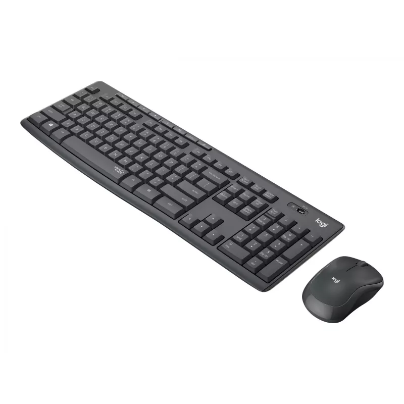 LOGITECH MK295 Tylus belaidis klaviatūros ir pelės rinkinys GRAPHITE