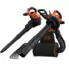 Priekinės kuprinės pūstuvas Black & Decker BEBLV301-QS — 3000 W, oro greitis 206–404 km/h, 72 L maišas, 6 kg