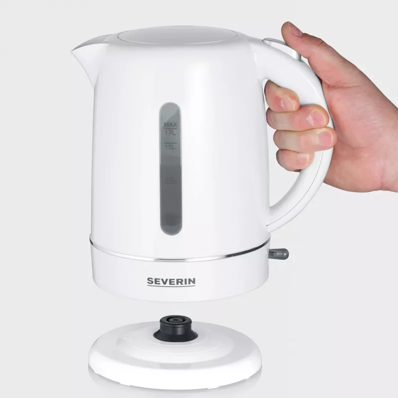 Severin WK 4325 elektrinis virdulys 1,7 l 2200 W Baltas