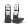 Gigaset A690 Duo Analoginis telefonas su skambučių ID Juoda, Sidabrinė