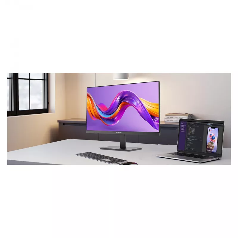 Monitorius Koorui E2711K 27 colių (68,6 cm) Full HD 1920x1080, 5 ms, 178° žiūrėjimo kampai, VESA, juodas