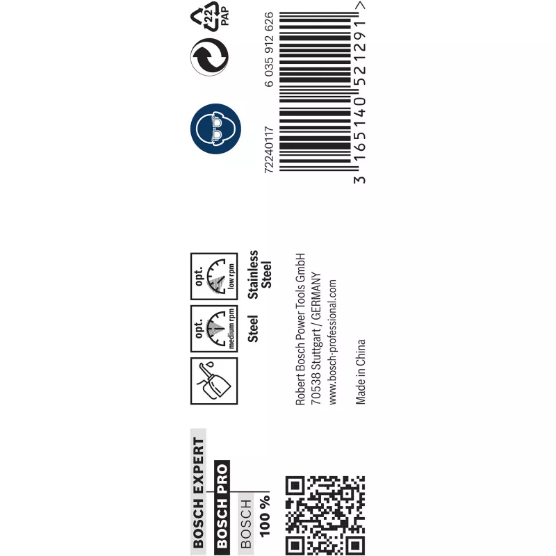 Gręžtuvų komplektas kobaltiniai Bosch 2608585894