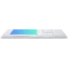 Belaidė klaviatūra CLEVETURA CLVX 1 Touch-On-Keys AI – ANSI US Mac išdėstymas, žirkliniai jungikliai, aliuminio korpusas, interaktyvus RGB