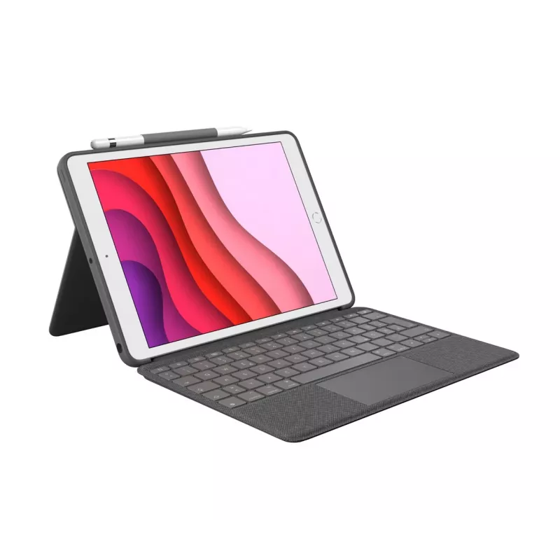 Klaviatūros dėklas Logitech Combo Touch, skirtas iPad 7, 8, 9 kartoms