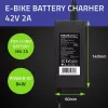 Qoltec 50760 Įkroviklis elektrinio dviračio akumuliatoriui 36V | 42V | 2A | 5,5*2,1