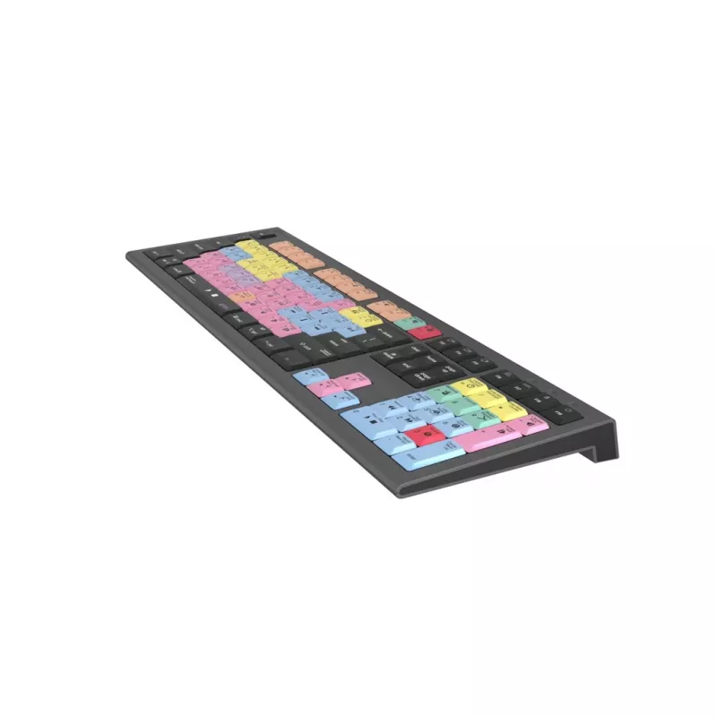 Logickeyboard ASTRA 2 USB QWERTZ klaviatūra, juoda, pilno dydžio, 104 klavišai