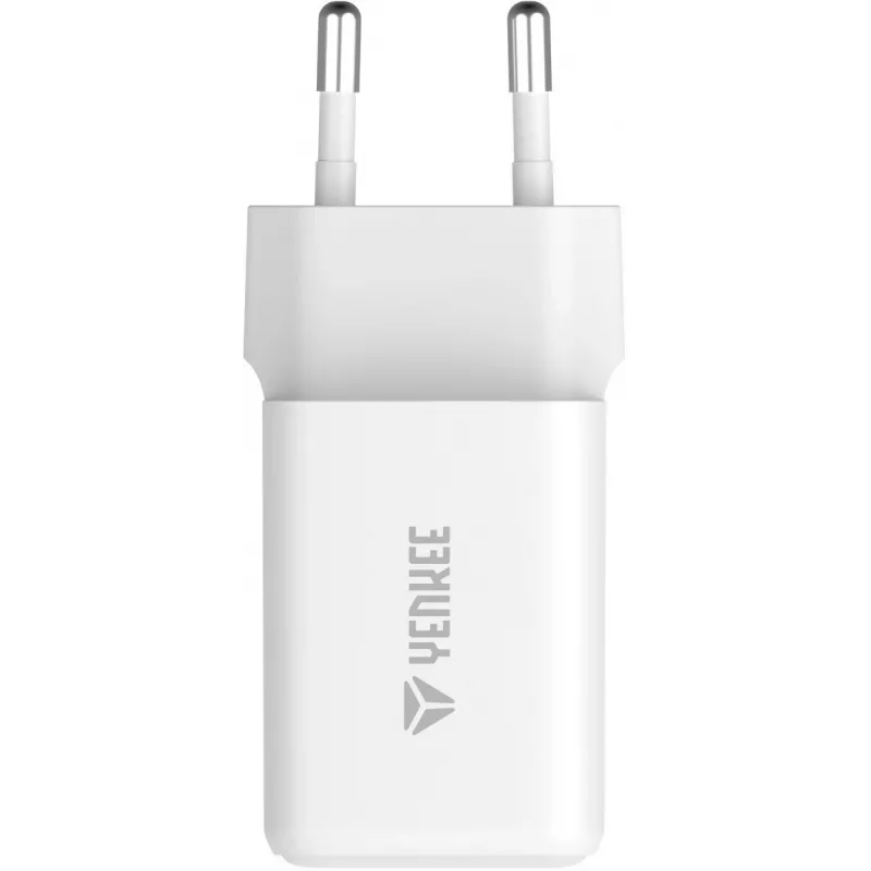 Sieninis USB-C įkroviklis YENKEE G35D 2x18W Power Delivery 3.0 3A