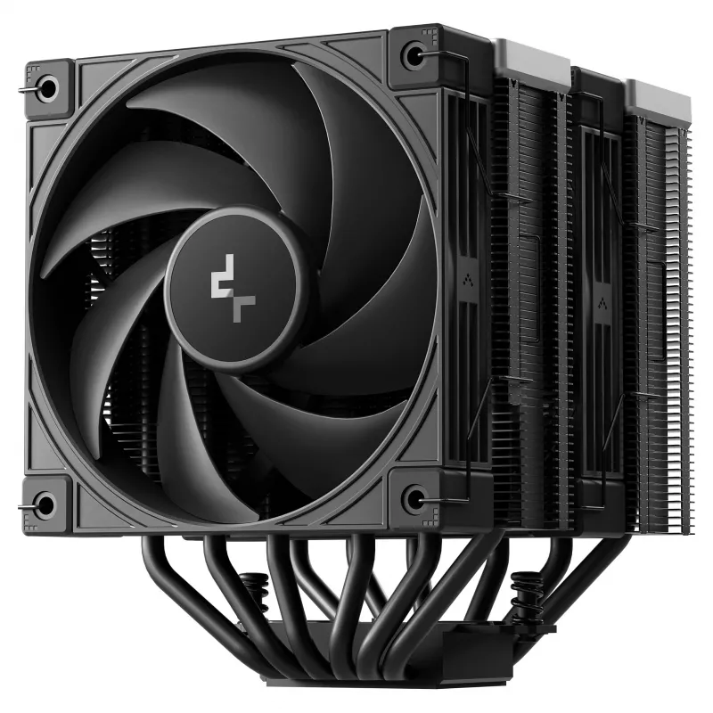 Oro aušintuvas DeepCool AK620 G2, 120 mm ventiliatorius, LGA1700/1200/115x ir AM4/AM5, juodas, 144×127×159 mm