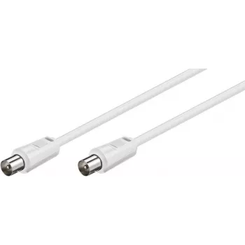 Wentronic Goobay Anteninis kabelis, baltas, 2,5 m – IEC/Coax kištukas IEC/Coax kištukas (68147)