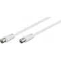 Wentronic Goobay Anteninis kabelis, baltas, 2,5 m – IEC/Coax kištukas IEC/Coax kištukas (68147)
