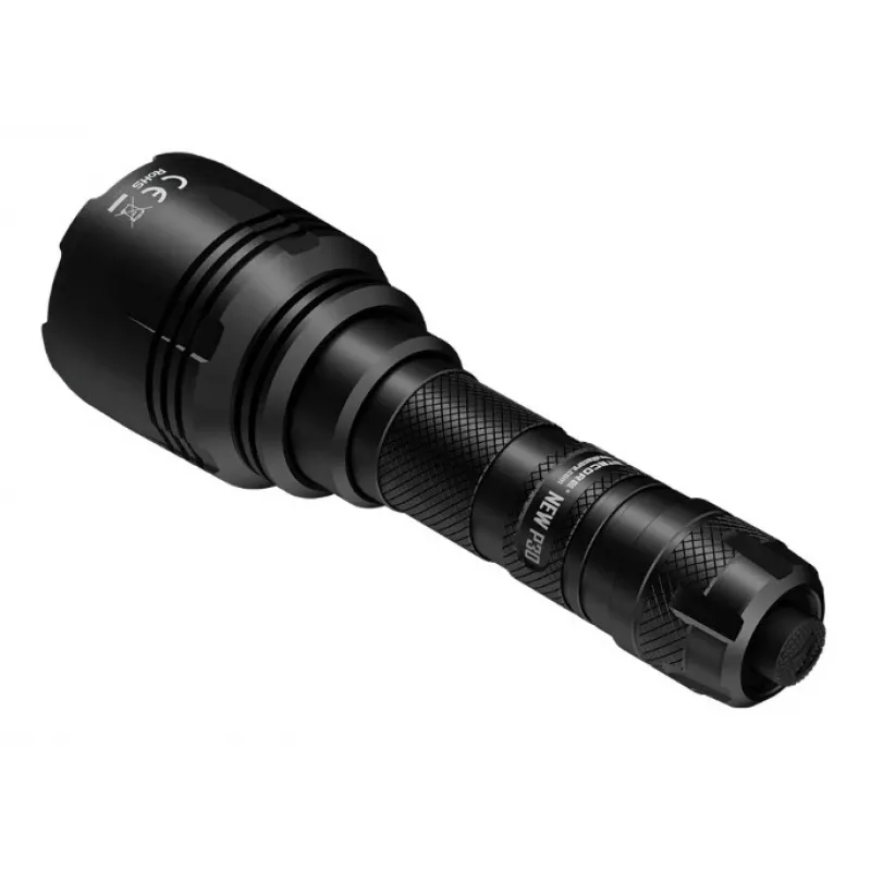 Medžioklinis žibintuvėlis Nitecore NEW P30 — 1000 lm, 5000 mAh, įkraunamas per USB, IP68, aliuminis, 155,5 mm, 158,5 g