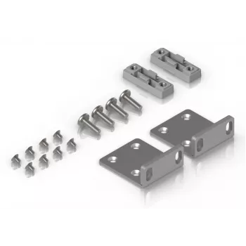 Montavimo komplektas Ubiquiti UACC-Rack-Ear-1U pilkas cinkuotas plienas
