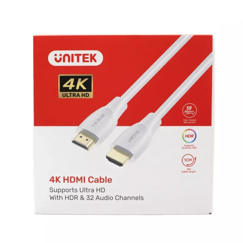 HDMI 2.0 laidas 4K 60Hz baltas 3 m; C11090AWH03-3M