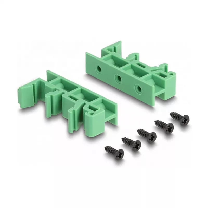 DeLOCK D-Sub HD 44 kontaktų moteriškas adapteris į gnybtų bloką DIN bėgiui 84mm x 86mm x 30mm