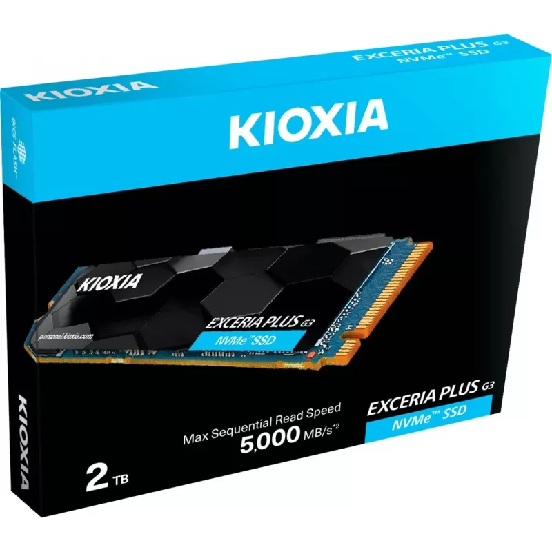 Kioxia Exceria Plus G3 2 TB M.2 PCI Express 4.0 NVMe BiCS FLASH TLC vidinis SSD diskas