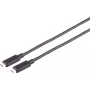 USB laidas S/CONN 30-41075 USB 3.2 Gen 2 10m juodas