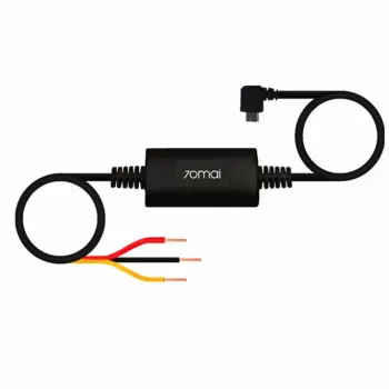 70mai UP03 nuolatinės srovės adapteris vaizdo registratoriui, 3 m laidas, juodas
