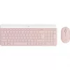 Belaidis klaviatūros ir pelės rinkinys Logitech Slim Wireless Combo MK470, QWERTY, rožinis (920-011314)