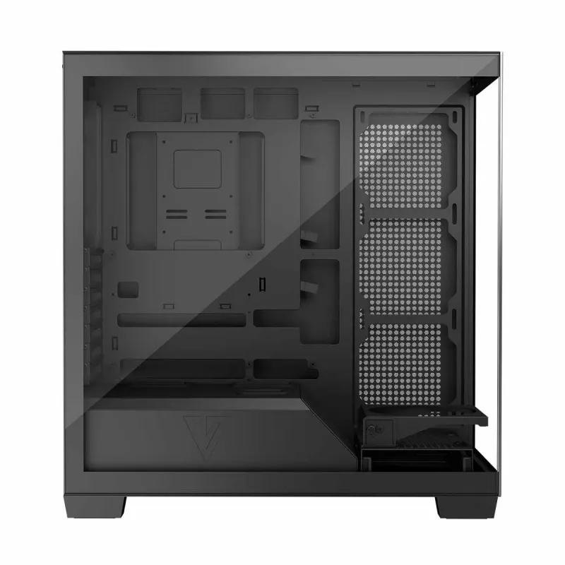 PC korpusas MODECOM Volcano Stellar NF ATX midi bokštas, grūdintas stiklas, juodas, tinka ATX/micro ATX, GPU iki 420mm, CPU aušintuvas 175mm