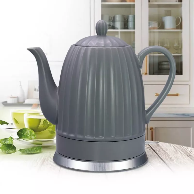 Elektrinis virdulys Maestro MR-077, 1,5 l, 1500 W, keraminis korpusas, pilkas