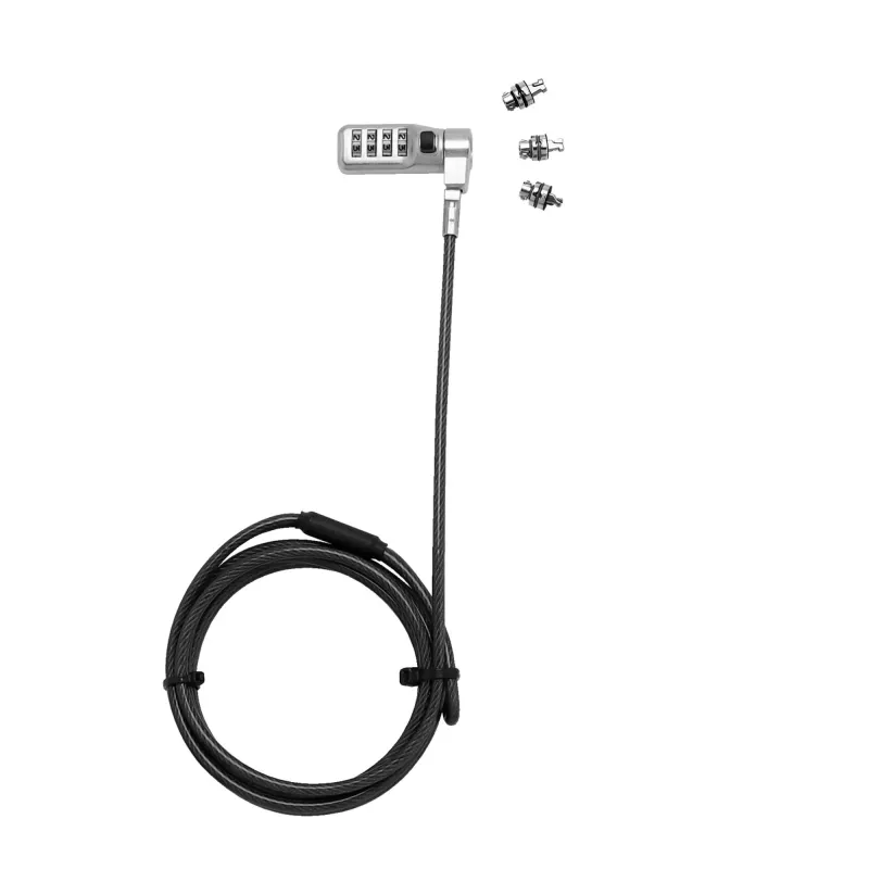 Kabelinė spyna DICOTA D31717 Juoda 2 m