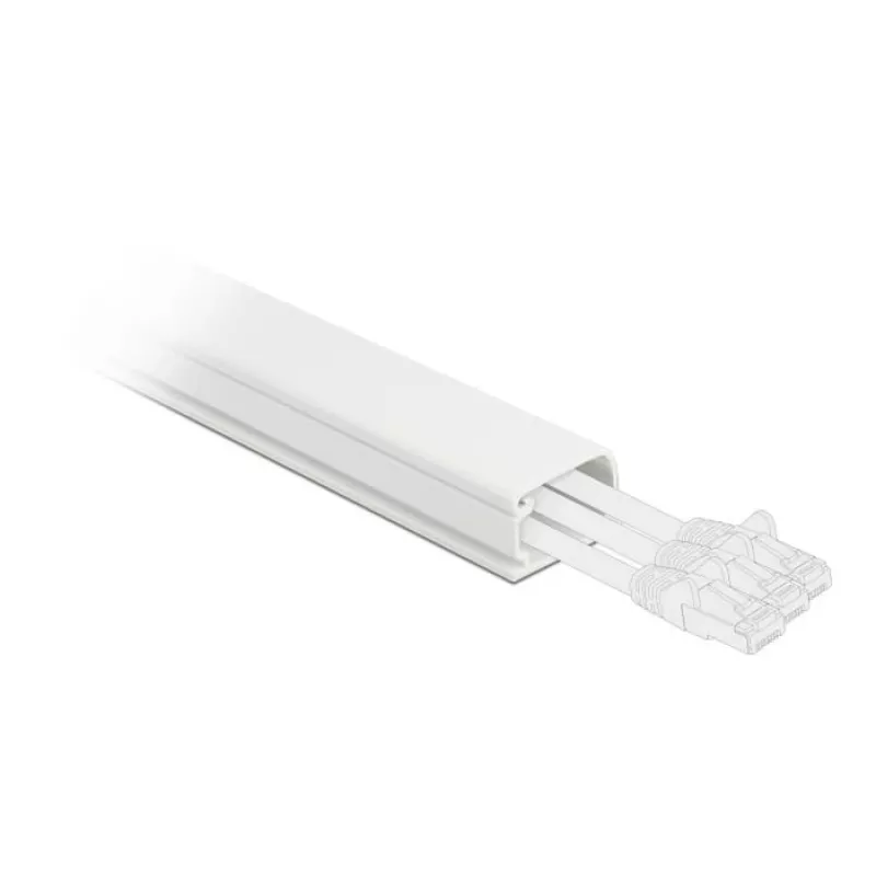 Kabelių kanalas PVC 22 mm baltas DeLOCK 20720
