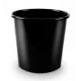 Šiukšliadėžė Forpus, 11 l, juoda, plastikinė
