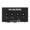 Garso sąsaja M-Audio M-Track Duo – USB 2 įėjimai / 2 išėjimai, 16 bitų / 48 kHz, 1x XLR/TS kombinuotas, 1x instrumentinis įėjimas, fantominis maitinimas 48V