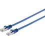 Tinklo kabelis ShiverPeaks 75512-SLB CAT 7 U/FTP Flat RJ45 mėlynas