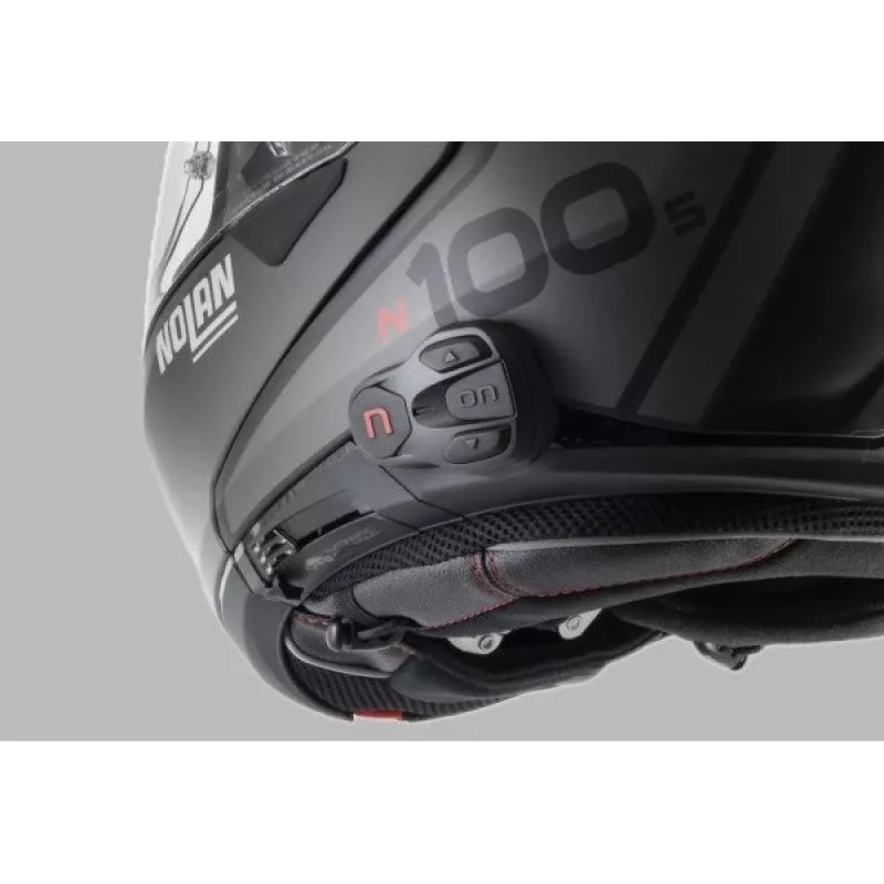 Nolan N-Com B902L R motociklininkų ryšio sistema, 1 vnt., juoda