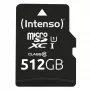 „Intenso“ 512 GB microSD UHS-I CL10 atminties kortelė