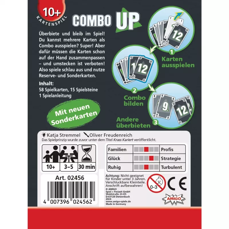 Combo Up – kortų žaidimas