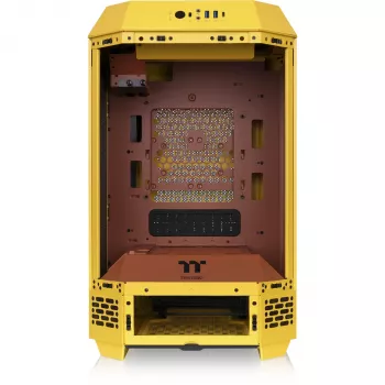 Mini bokštas THERMALTAKE The Tower 250 Butter Caramel – microATX/Mini-ITX, ATX palaikymas, kompaktiškas korpusas