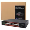 QOLTEC Gigabit Ethernet PoE tinklo jungiklis 24xRJ45 2xSFP