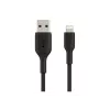 BELKIN PVC USB CABLE USB-A - LIGHTNING, 1M, JUODA