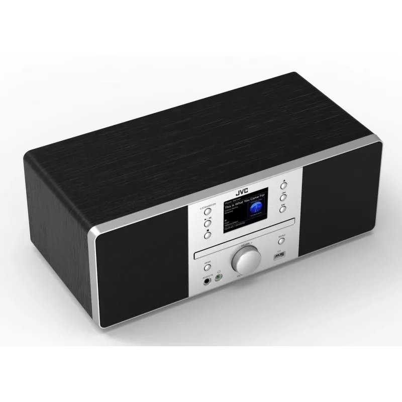 Grindinis garsiakalbis JVC RD-E874B Bluetooth 20W Juodas Sidabrinis