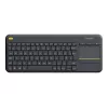Logitech Wireless Touch Keyboard K400 Plus Mini QWERTZ juoda