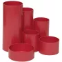 Puodukas rašymo priemonėms MAULtubo Recycling 12 vnt. Raudonas (4115625)