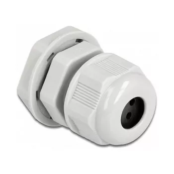 Kabelio įvadas DeLOCK 60380 pilkas plastikinis 2 vnt.