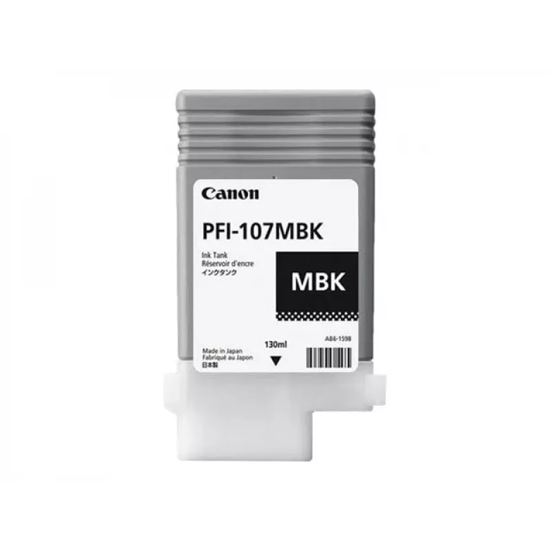 Canon PFI-107MBK originalus rašalo kasetė 1 vnt. Matinė juoda