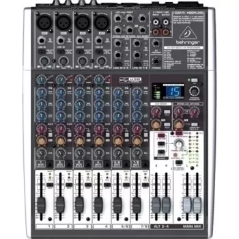 Behringer Xenyx X1204USB garso maišytuvas 12 kanalų Pilka