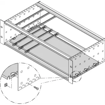 Schroff Montavimo plokštė 340T 42TE (34562758)
