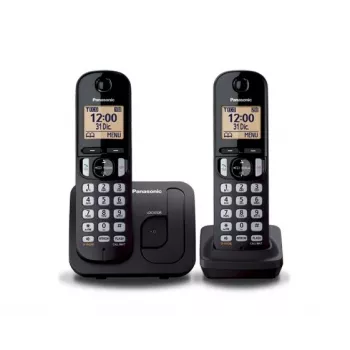 Panasonic KX-TGC212 DECT belaidis telefonas juodas