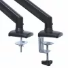 Stalinis laikiklis monitoriui LED/LCD 13-27 ART UM-115 dujinė pagalba 2-6,5 kg Juodas