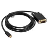 Keitiklis USB Type-C į VGA Akasa AK-CBCA17-18BK
