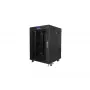 Laisvai pastatomas stovas Lanberg FF01-6615-12BL, 15U, 19 inch, 800 kg, juodas