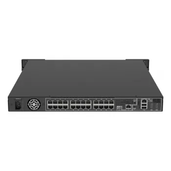 Tinklinis vaizdo įrašytuvas AXIS S2224 Mk II 24 kanalų, 48 kanalų atkūrimas, 7680×4320, 6 TB HDD, 256 GB SSD, RAID 0/1/10, 1U, juodas